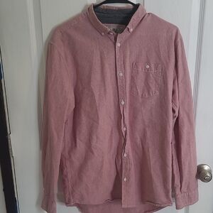 Dusty Pink Button-Up Shirt
